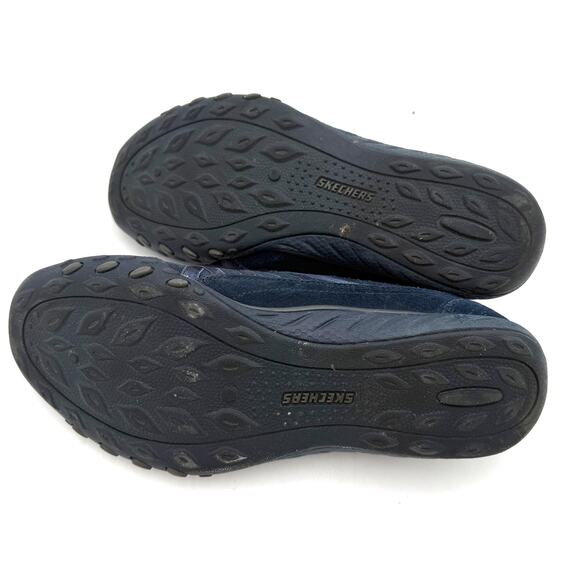 Skechers Women's Blue Breathe Easy Slip On Sneakers Size 7 - Picture 6 of 7